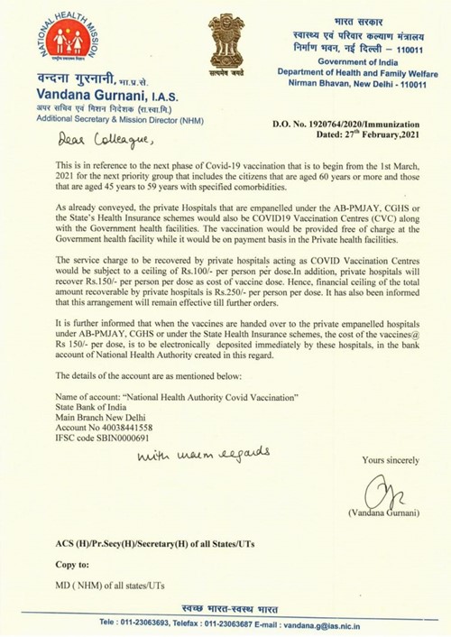 COVID 19 VACCINATION 2nd Phase